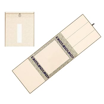 Amazon.co.jp: 色紙掛 掛軸たとう 雲龍 サイズ:265×825mm
